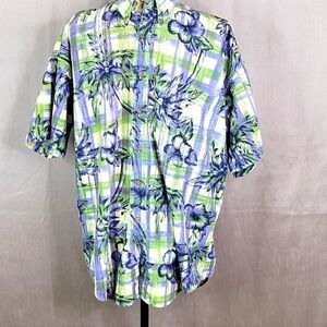 CHAPS RALPH LAUREN Hawaiian Shirt Large